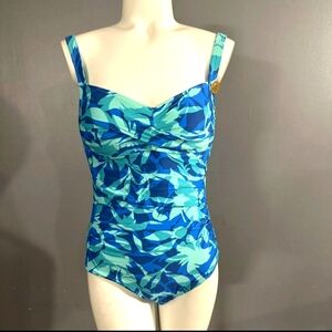 NIPTUCK Blue One-piece Swimsuit Size 6
